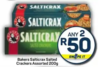 Pick n Pay Bakers Salticrax Salted Crackers Assorted offer