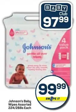 Pick n Pay Johnson's Baby Wipes Assorted offer