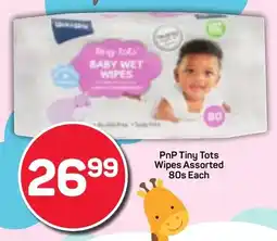 Pick n Pay PnP Tiny Tots Wipes Assorted offer