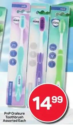 Pick n Pay PnP Oralsure Toothbrush Assorted offer