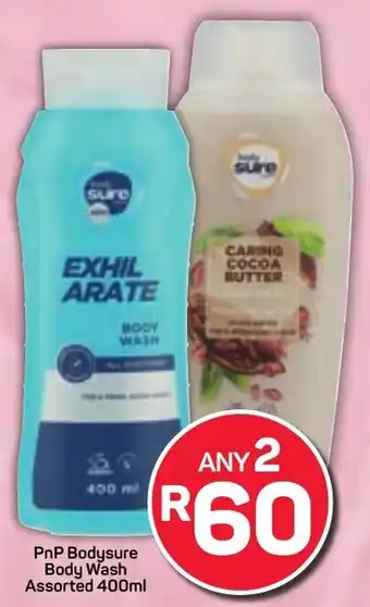 Pick n Pay PnP Bodysure Body Wash Assorted offer