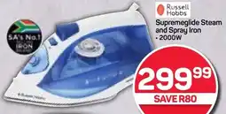 Pick n Pay Russell Hobbs Supremeglide Steam and Spray Iron offer
