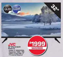 Pick n Pay JVC 32" (81cm) QLED Smart TV offer