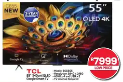 Pick n Pay TCL 55" (140cm) QLED Google Smart TV offer