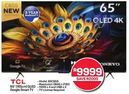 Pick n Pay TCL 65" (165cm) QLED Google Smart TV offer