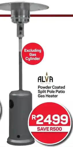 Pick n Pay ALVA Powder Coated Split Pole Patio Gas Heater offer