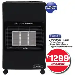 Pick n Pay CADAC 3-Panel Gas Heater offer