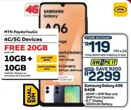 Pick n Pay Samsung Galaxy A06 64GB offer