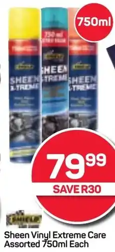 Pick n Pay SHIELD Sheen Vinyl Extreme Care Assorted offer