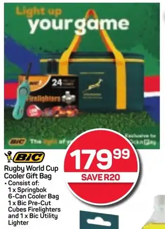 Pick n Pay BIC Rugby World Cup Cooler Gift Bag offer