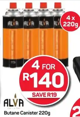 Pick n Pay ALVA Butane Canister offer