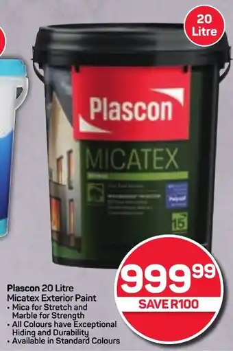 Pick n Pay Plascon Micatex Exterior Paint offer