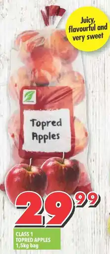 Shoprite Class 1 topred apples offer