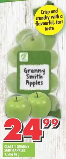 Shoprite Class 1 granny smith apples offer