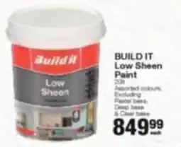 Build It BUILD IT Low Sheen Paint offer