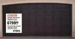 Build It Single Sectional Garage Door offer