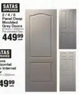 Build It Panel Deep Moulded Grey Doors offer