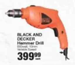 Build It BLACK AND DECKER Hammer Drill offer