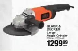 Build It BLACK & DECKER Large Angle Grinder offer