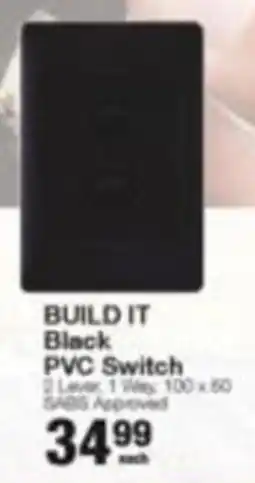 Build It BUILD IT Black PVC Switch offer
