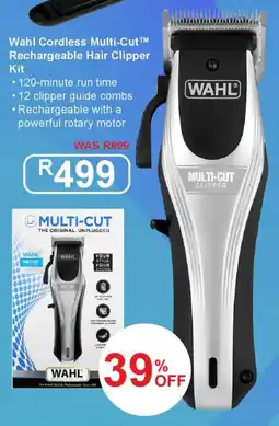 OK Furniture Wahl Cordless Multi-Cut Rechargeable Hair Clipper Kit offer