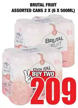 Boxer Superstores Brutal fruit assorted cans offer