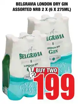 Boxer Superstores Belgravia london dry gin assorted nrb offer