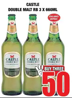 Boxer Superstores Castle double malt rb offer