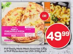 Pick n Pay Hypermarket PnP Ready Made Meals Assorted or PnP Pizza Assorted offer