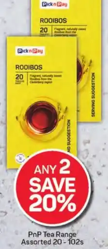 Pick n Pay Hypermarket PnP Tea Range Assorted offer