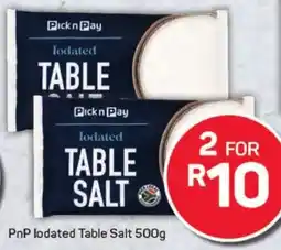 Pick n Pay Hypermarket PnP Iodated Table Salt offer
