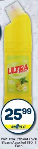 Pick n Pay Hypermarket PnP Ultra Efficient Thick Bleach Assorted offer