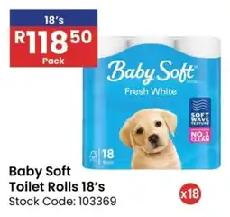 Africa Cash and Carry Baby Soft Toilet Rolls offer