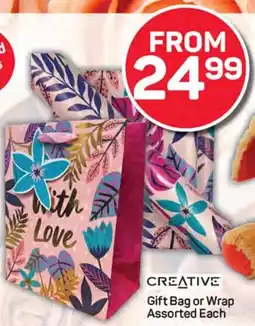 Pick n Pay Hypermarket CREATIVE Gift Bag or Wrap Assorted Each offer