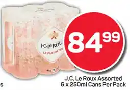 Pick n Pay Hypermarket J.C. Le Roux Assorted Cans Per Pack offer