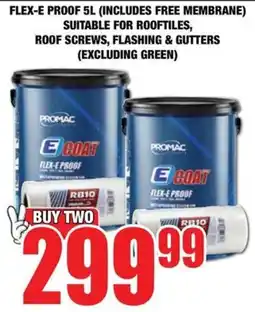 Boxer Build Flex-e proof suitable for rooftiles, roof screws, flashing & gutters offer