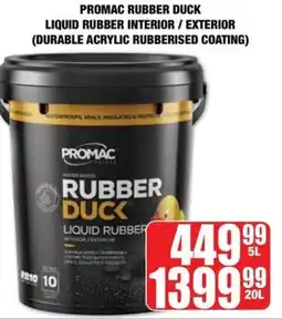 Boxer Build Promac rubber duck liquid rubber interior/ exterior offer