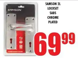 Boxer Build Samson 2l lockset sabs chrome plated offer