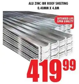 Boxer Build Alu zinc ibr roof sheeting offer