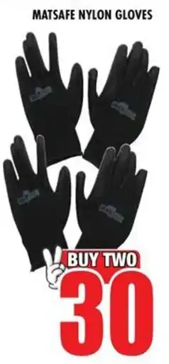 Boxer Build Matsafe nylon gloves offer