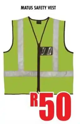 Boxer Build Matus safety vest offer