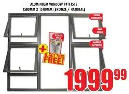 Boxer Build Aluminium window P4TT1515 offer