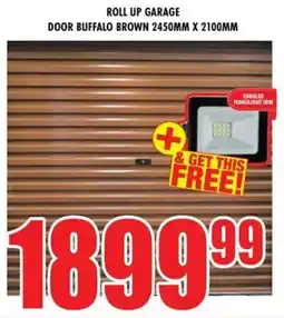 Boxer Build Roll up garage door buffalo brown offer