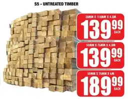 Boxer Build S5 - untreated timber offer