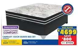 Russells Sleepmasters camelot queen bed set offer