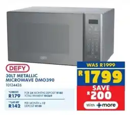 Russells Defy metallic microwave offer