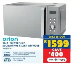Russells Orion electronic microwave silver offer