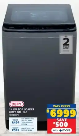 Russells Defy top loader grey offer
