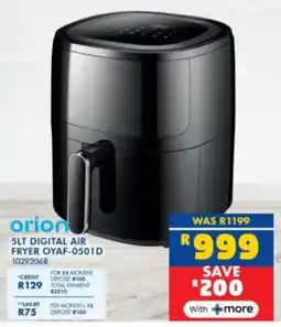 Russells Orion digital air fryer offer