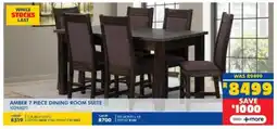 Russells Amber dining room suite offer